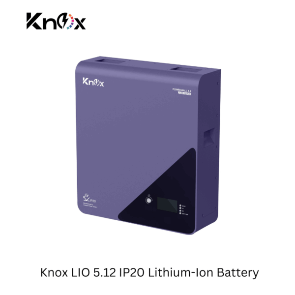 Knox Power Wall 6.1 -  51.2V 100AH IP20 Lithium-Ion Battery – 5.12 kWh Scalable Energy Storage Solution