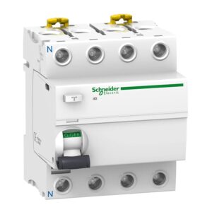 Schneider 4 Pole Residual Current Circuit Breaker 30mA-300mA