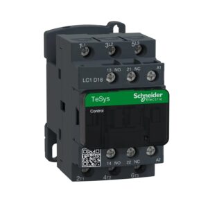 Schneider LC1D18 TeSys D Contactor 3P (3 NO) AC-3 18 A 220 V AC Coil